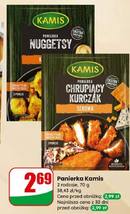 Panierka chrupiący kurczak serowa