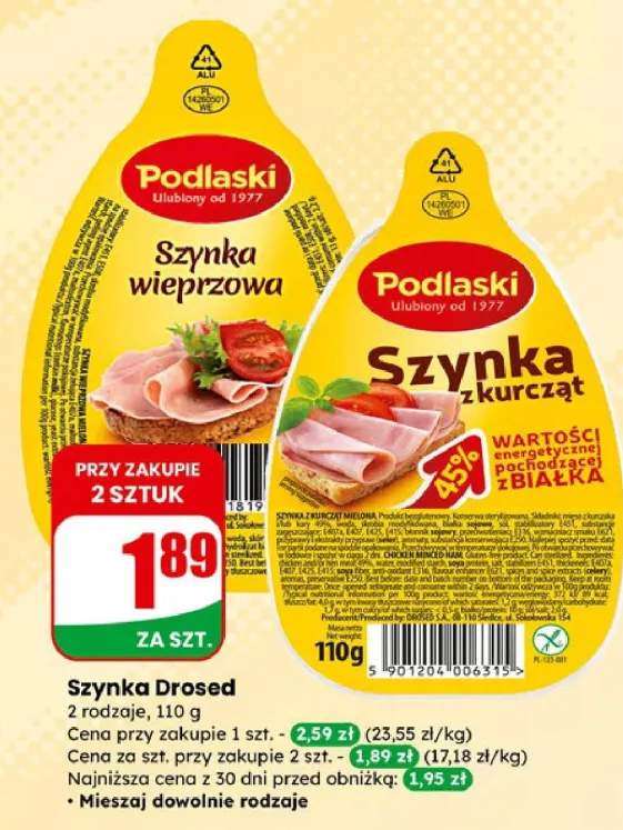 Szynka z kurcząt Drosed