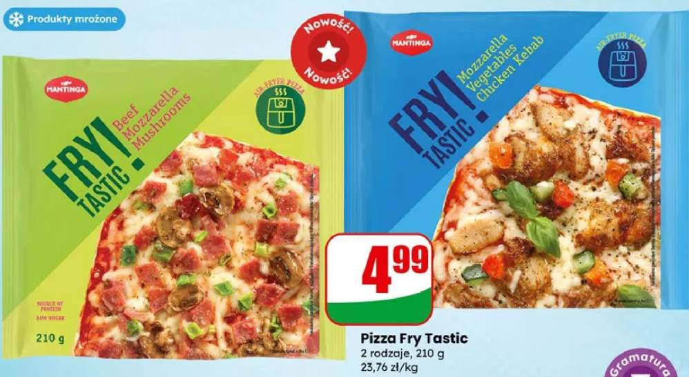 Pizza Fry Tastic 2 rodzaje