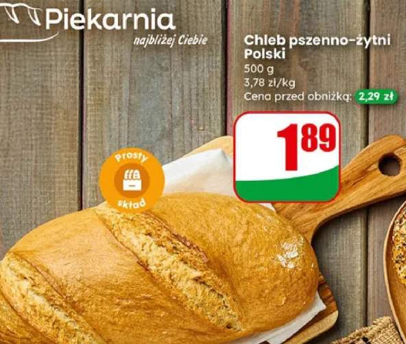 Chleb pszenno-żytni polski