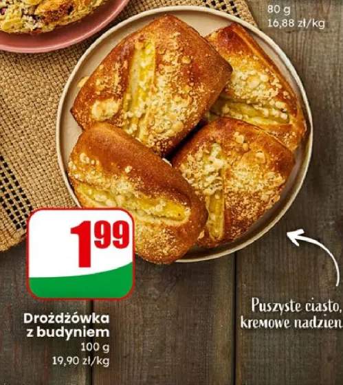 Drożdżówka z budyniem