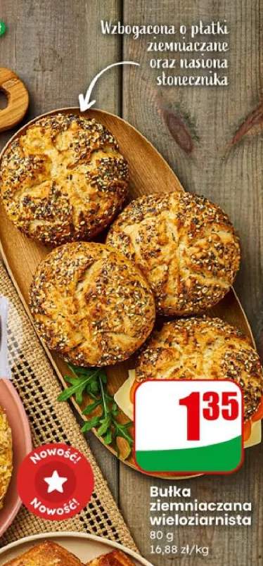 Bułka ziemniaczana wieloziarnista