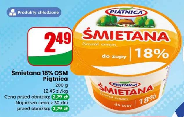 Śmietana 18% OSM