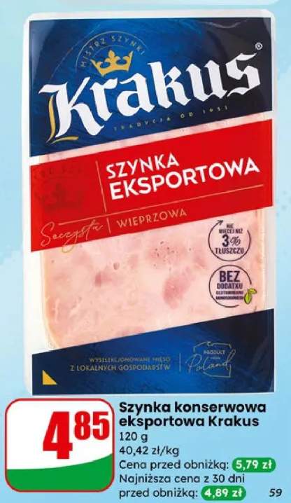 Szynka konserwowa eksportowa