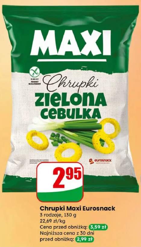 Chrupki zielona cebulka