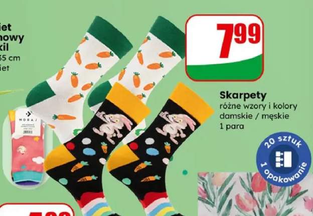 Skarpety różne wzory i kolory damskie/męskie