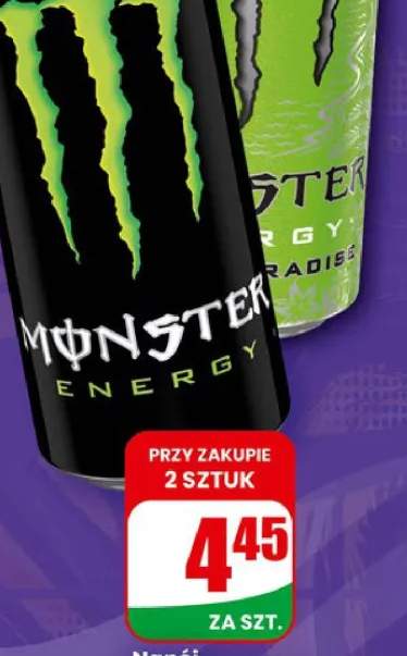 Napój energetyzujący różne rodzaje