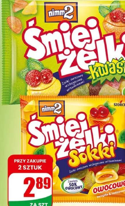 Żelki Śmiejżelki różne rodzaje