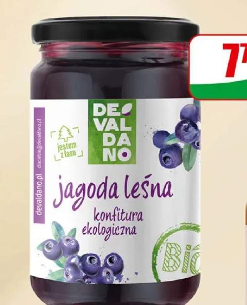 Konfitura jagodowa BIO