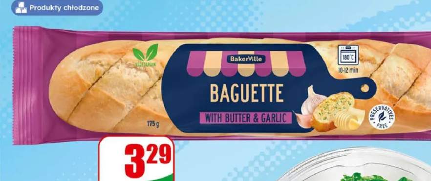 Bagietka z masłem i czosnkiem