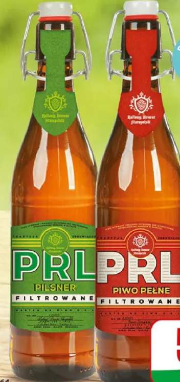 Piwo PRL Pilsner butelka bezzwrotna