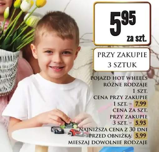 Pojazd Hot Wheels różne rodzaje
