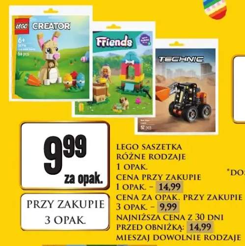 Klocki saszetka różne rodzaje