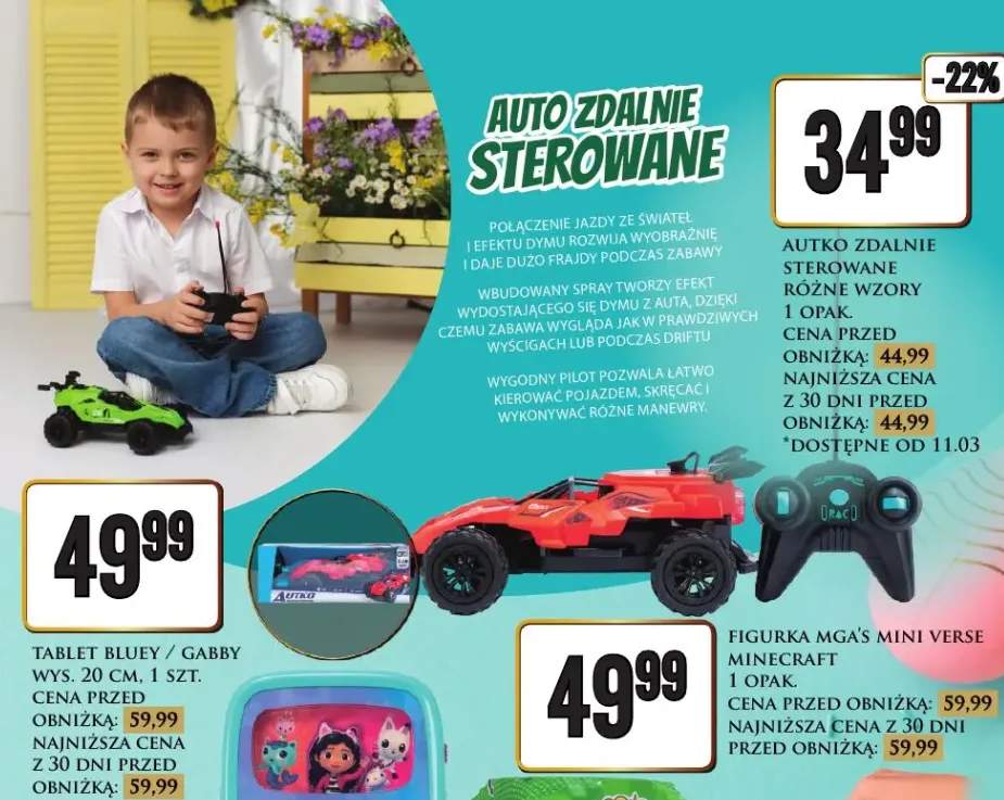 Tablet Bluey / Gabby wys. 20 cm