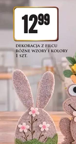 Dekoracja z filcu różne wzory i kolory