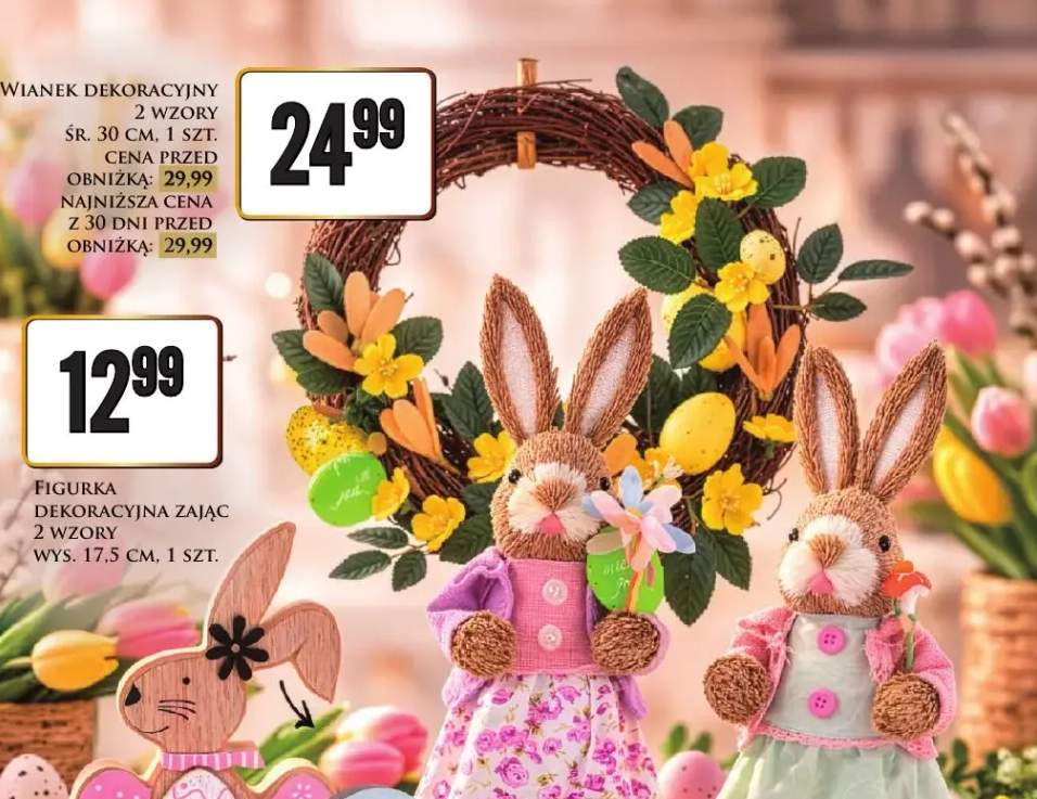 Figurka dekoracyjna zając 2 wzory