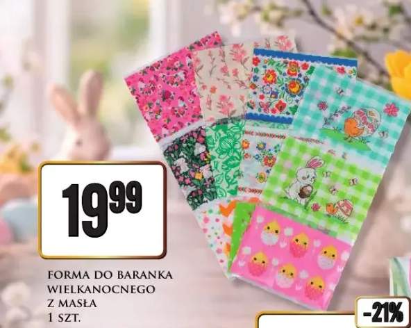 Forma do baranka wielkanocnego z masła