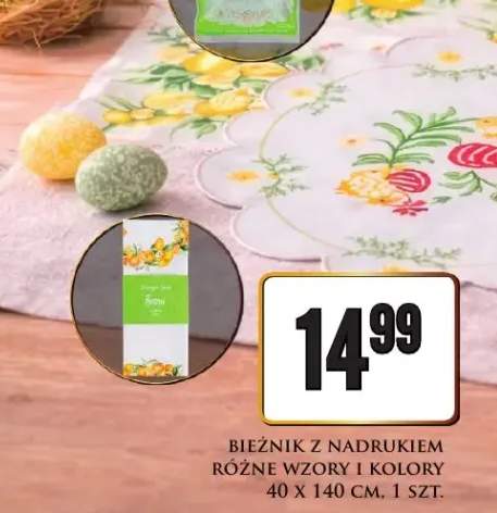 Bieżnik z nadrukiem różne wzory i kolory