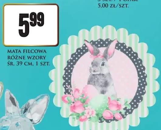 Mata filcowa różne wzory