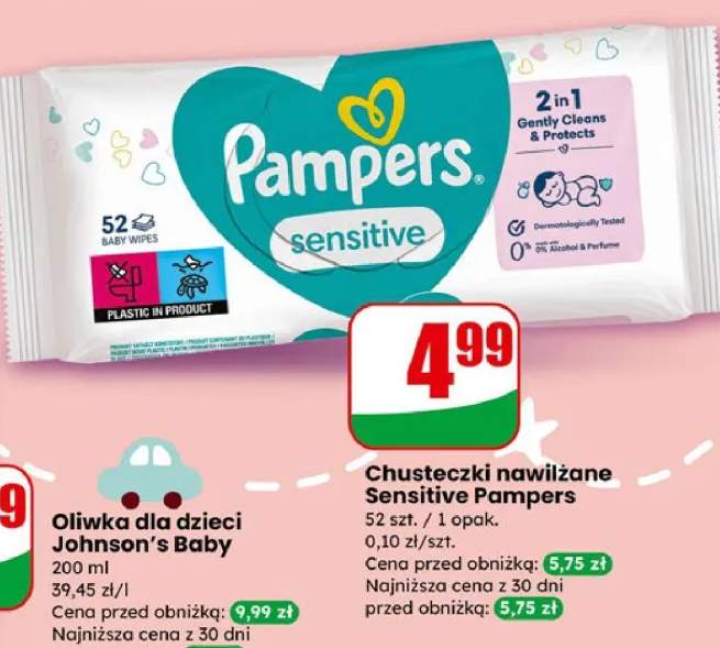 Chusteczki nawilżane Sensitive