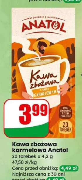 Kawa zbożowa karmelowa Anatol
