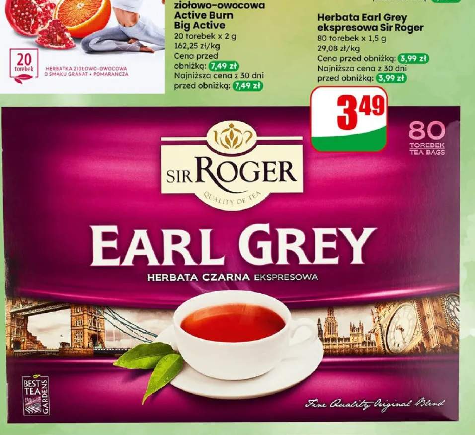 Herbata Earl Grey ekspresowa