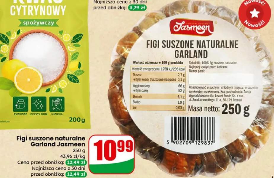 Figi suszone naturalne Garland