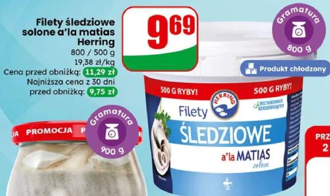 Filety śledziowe solone a'la matias