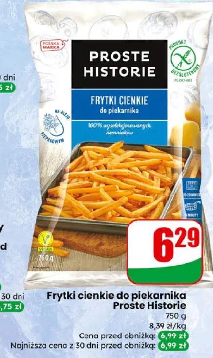 Frytki cienkie do piekarnika