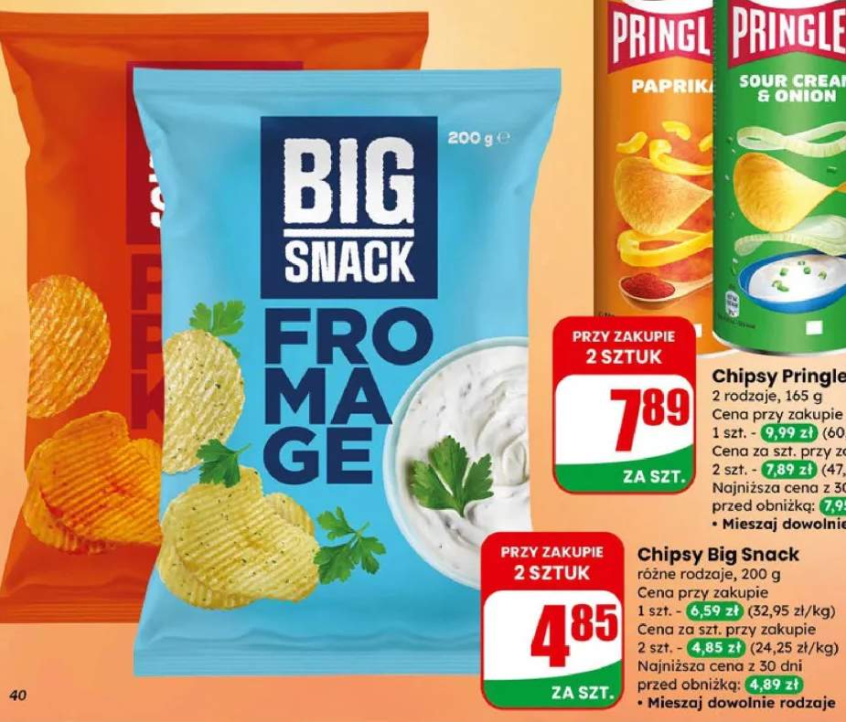 Chipsy Big Snack Fromage