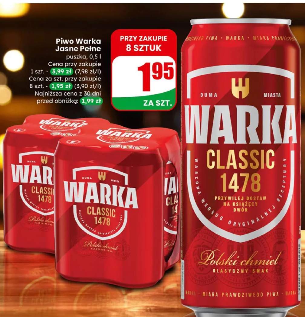 Piwo Jasne Pełne puszka