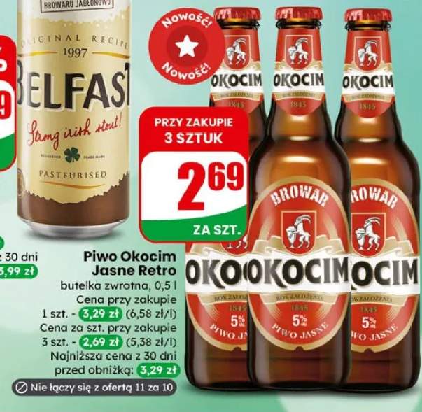 Piwo Jasne Retro butelka zwrotna