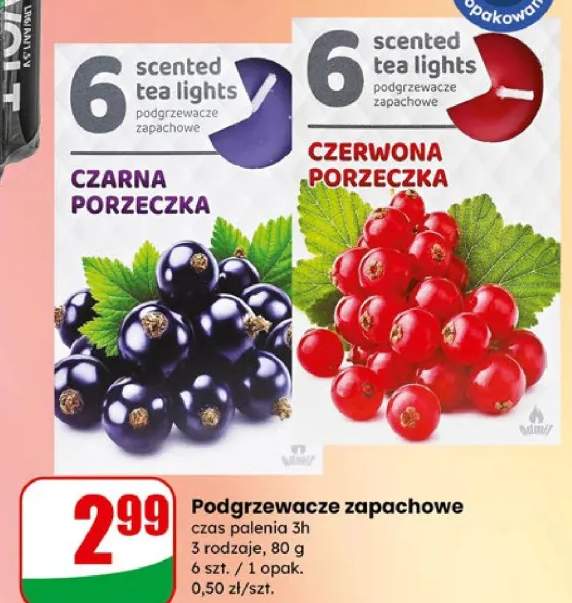Podgrzewacze zapachowe czerwona porzeczka