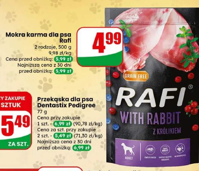 Mokra karma z królikiem