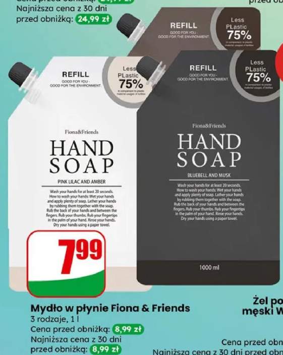 Mydło w płynie Fiona & Friends, 3 rodzaje