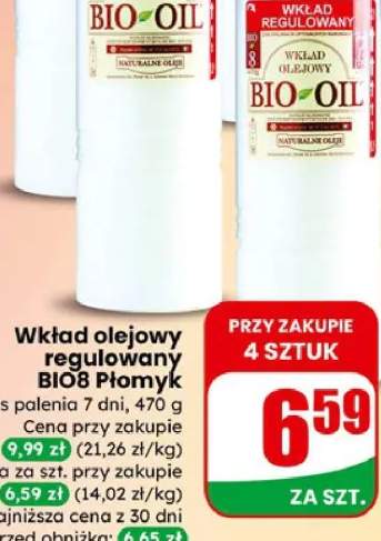 Wkład olejowy regulowany