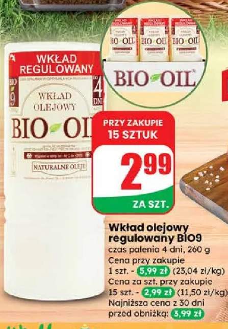 Wkład olejowy regulowany 