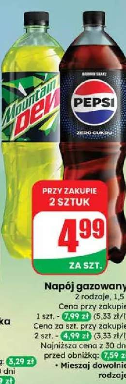 Napój gazowany zero cukru