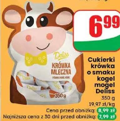 Cukierki krówka o smaku kogel mogel