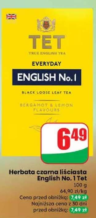 Herbata czarna liściasta English No. 1