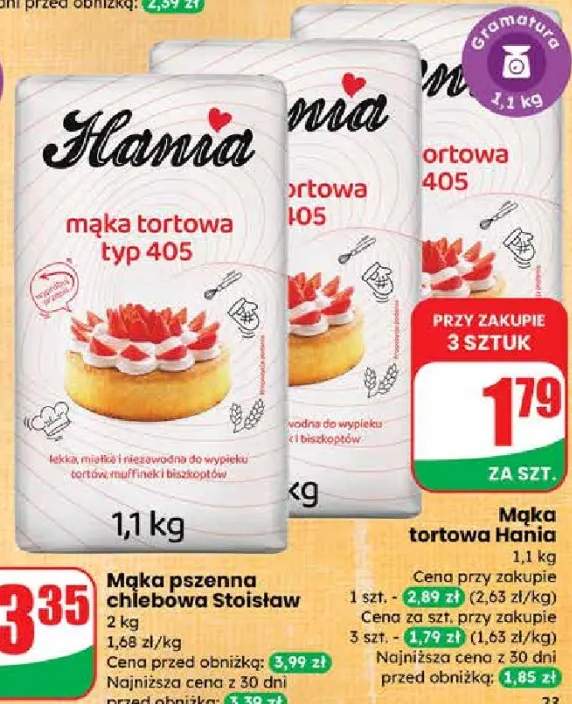 Mąka tortowa typ 405