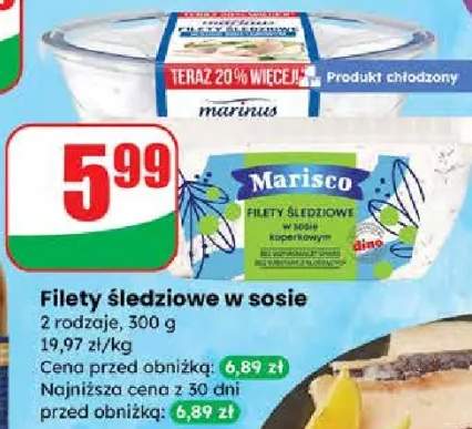 Filety śledziowe w sosie