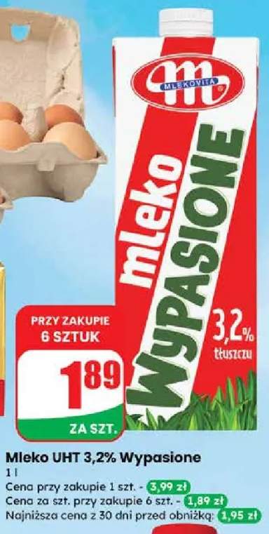 Mleko UHT 3,2% wypasione
