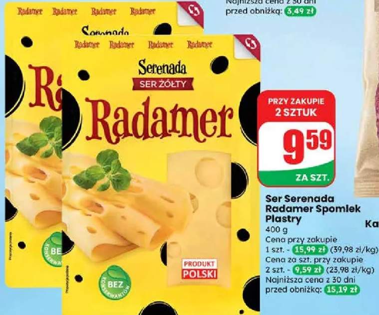 Ser Serenada Spomlek plastry