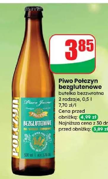 Piwo Połczyn bezglutenowe butelka bezzwrotna