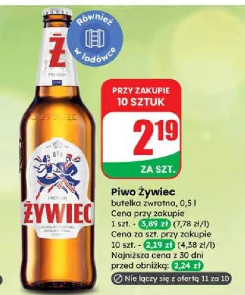Piwo Żywiec butelka zwrotna