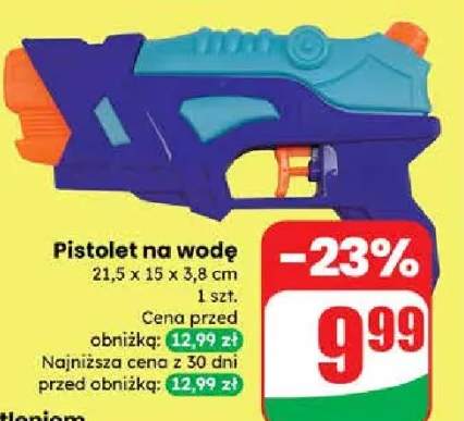 Pistolet na wodę 21,5 x 15 x 3,8 cm