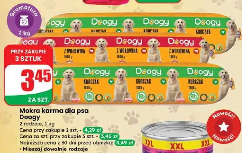 Mokra karma dla psa 2 rodzaje