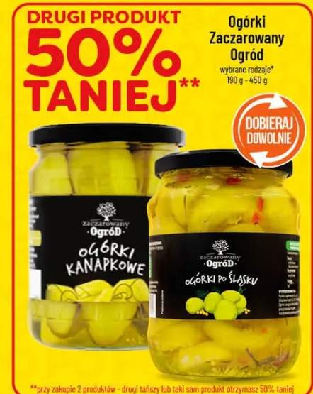 ogórki w plastrach