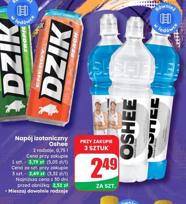 Napój izotoniczny Oshee